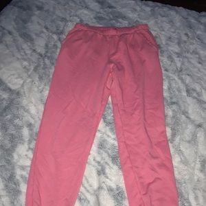 pink sweatpants